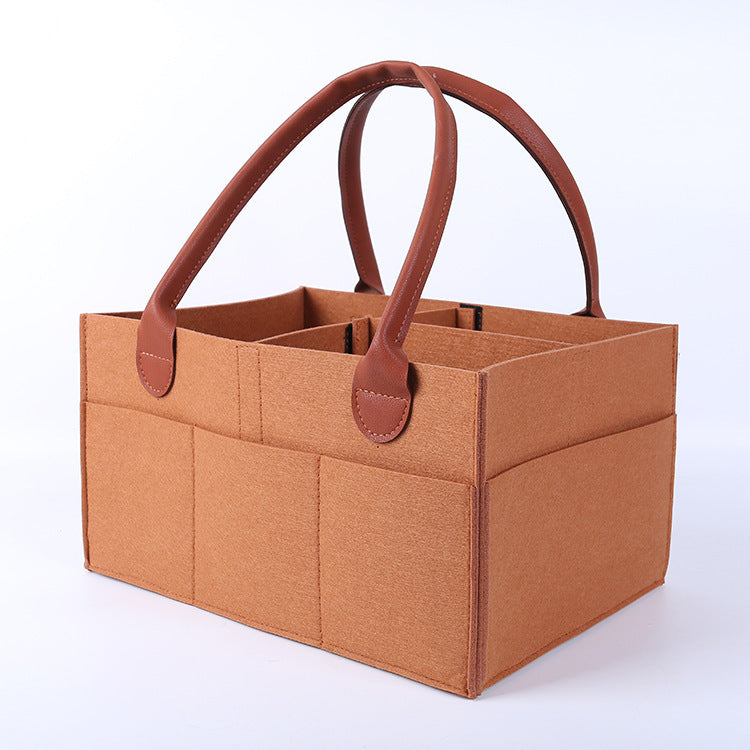 Nappy Caddy/Organiser - Cinnamon