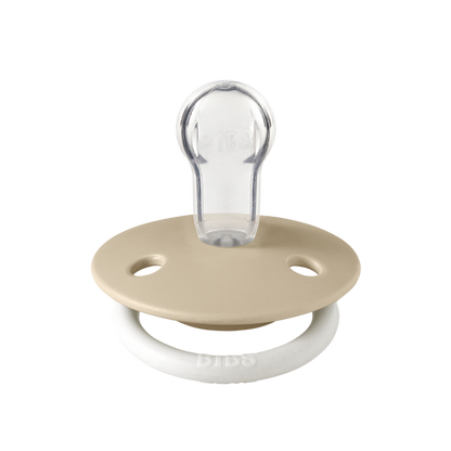 BIBS De Lux Silicone - Vanilla Glow In The Dark - ONE SIZE