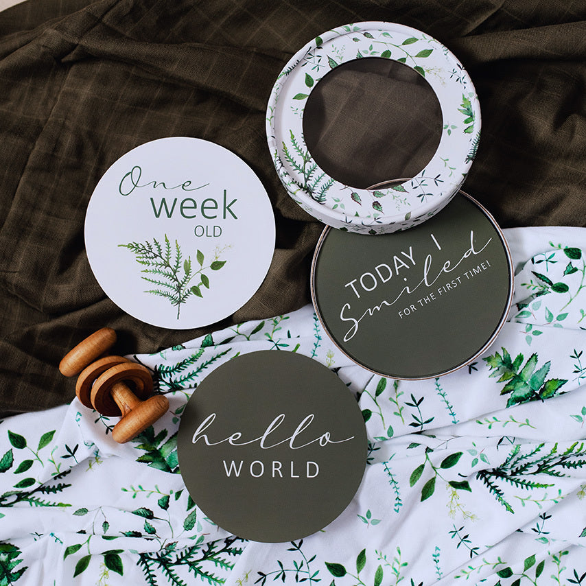 Snuggle Hunny Kids Milestone Cards- Enchanted &amp; Olive
