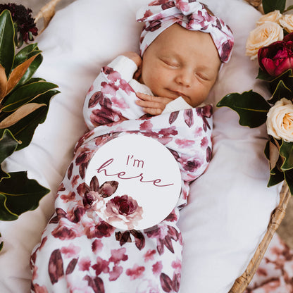 Snuggle Hunny Kids Milestone Cards- Fleur &amp; Jewel