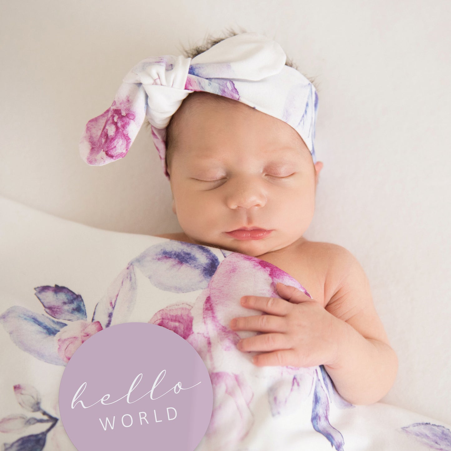 Snuggle Hunny Kids Milestone Cards- Lilac Skies &amp; Butterfly Lilac