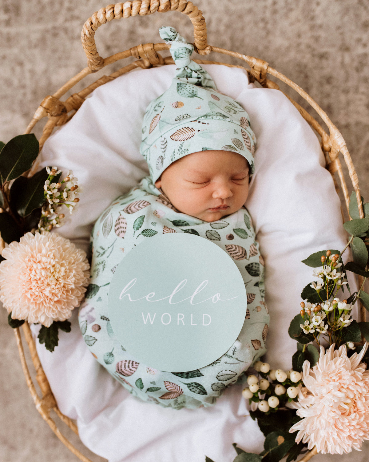 Snuggle Hunny Kids Milestone Cards- Daintree & Sage Reversible Milestone Cards