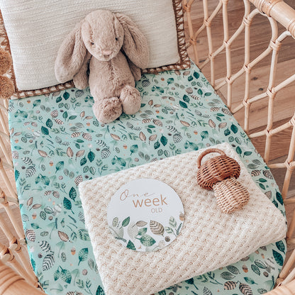 Snuggle Hunny Kids Milestone Cards- Daintree & Sage Reversible Milestone Cards