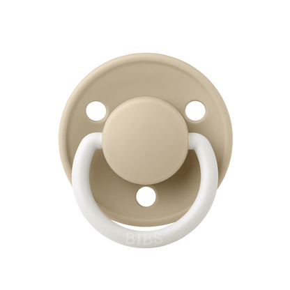 BIBS De Lux Silicone - Vanilla Glow In The Dark - ONE SIZE