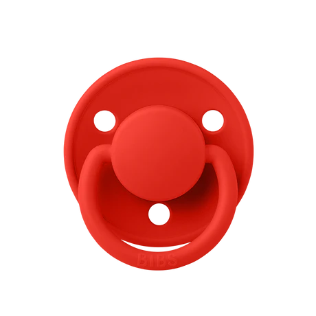 BIBS De Lux Natural Latex Pacifier - Candy Apple Size 2