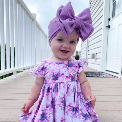 Oversized Bow Headwrap - Cherry