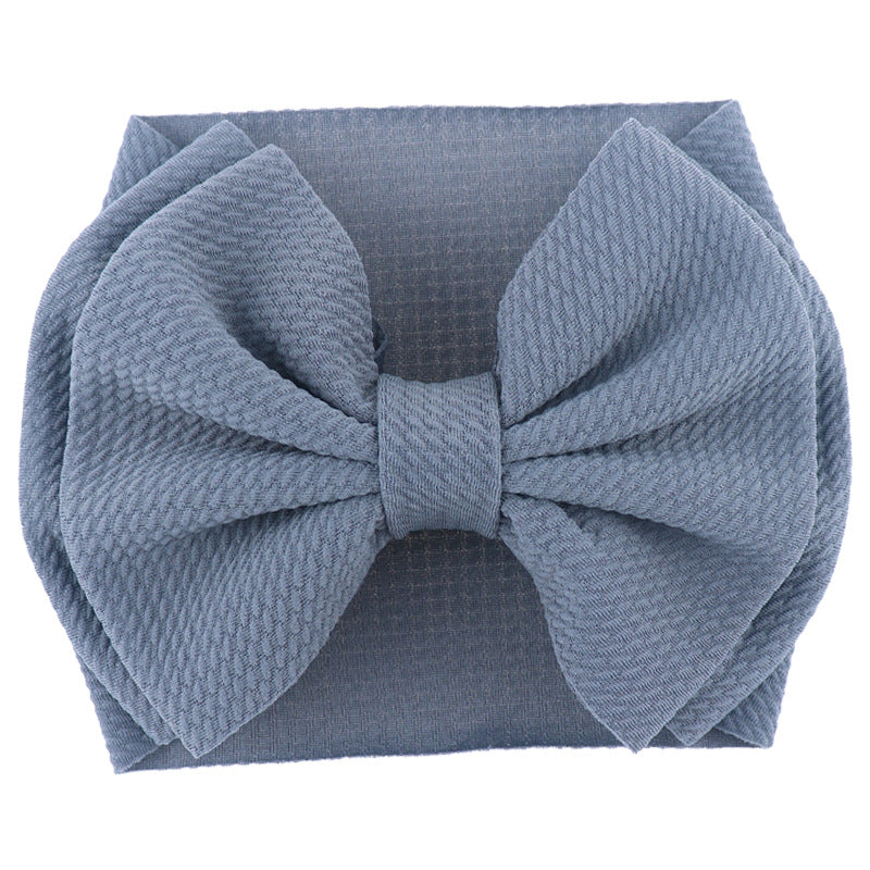 Oversized Bow Headwrap - Slate