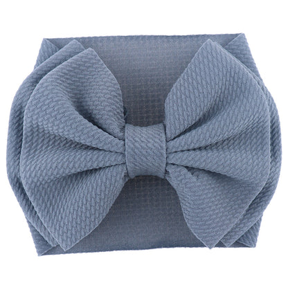 Oversized Bow Headwrap - Slate