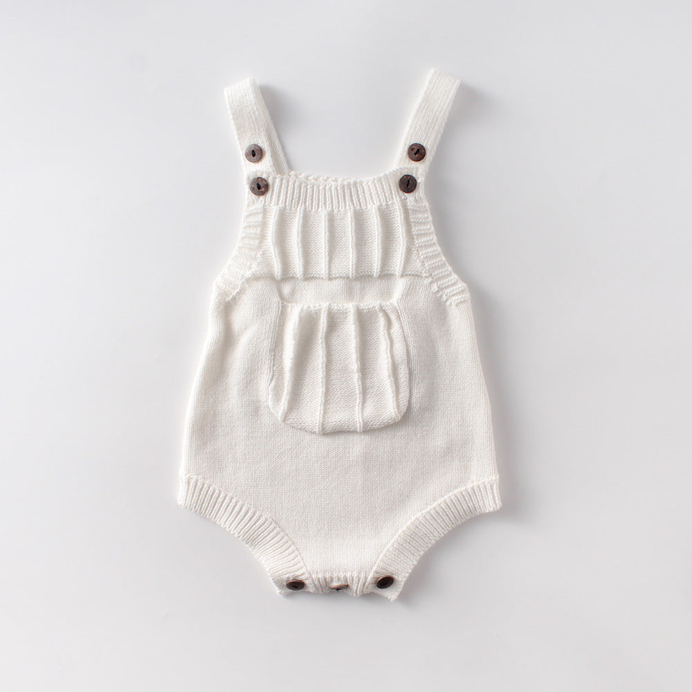 Remy Unisex Romper - White