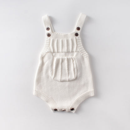 Remy Unisex Romper - White