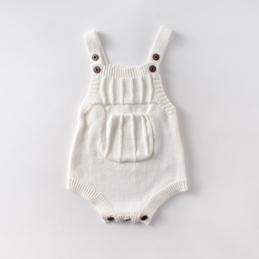 Remy Unisex Romper - White