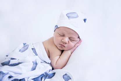 Snuggle Hunny Kids Cloud Chaser Baby Jersey Wrap & Beanie Set