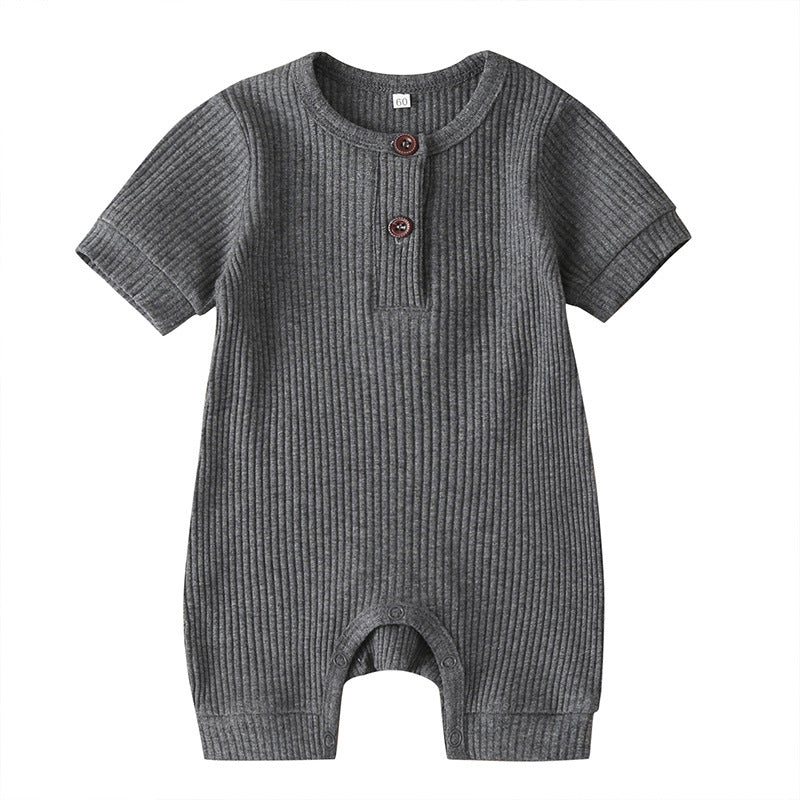 Arlo Summer Onesie - Storm Grey
