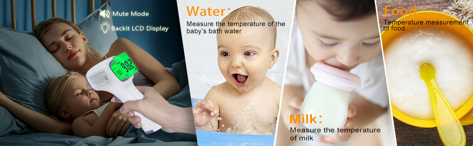 Infrared Non-Contact Digital Thermometer for Adults and Kids