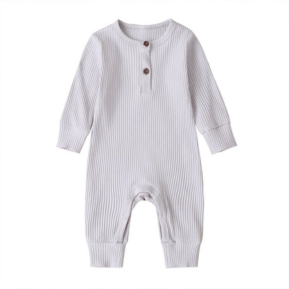 Arlo Classic Ribbed Jumpsuit - White