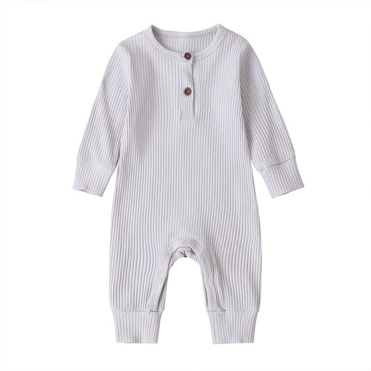 Arlo Classic Ribbed Jumpsuit - White