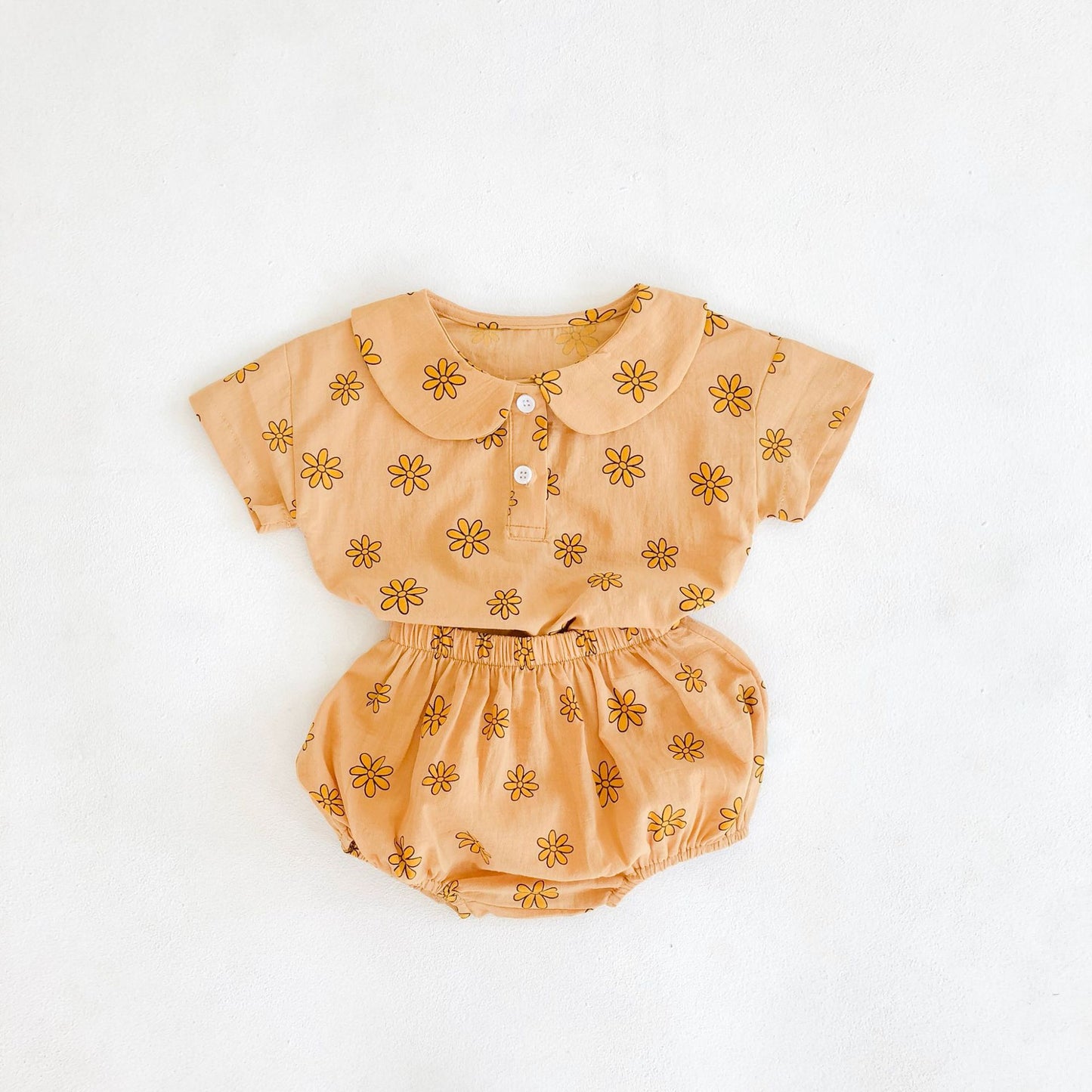 Alyssa Blouse and Bloomer Set - Honey