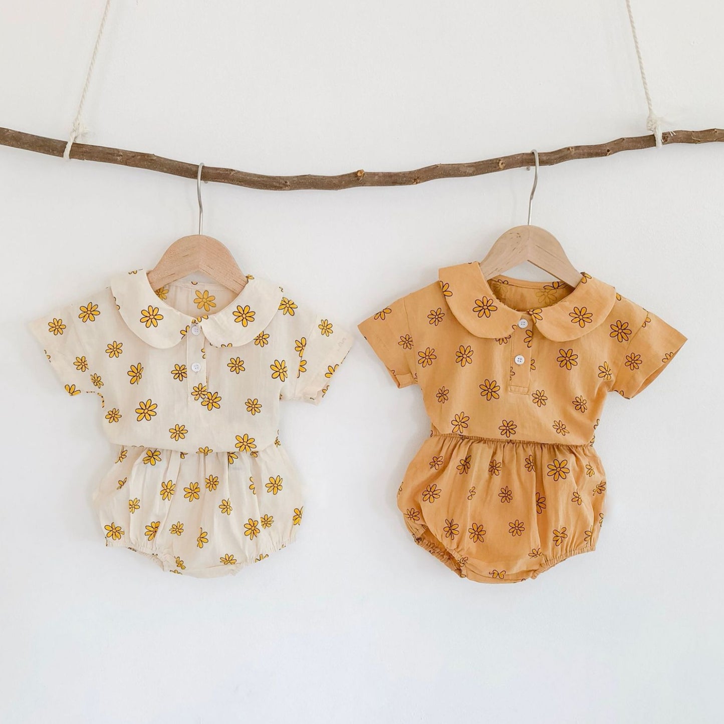 Alyssa Blouse and Bloomer Set - Cream