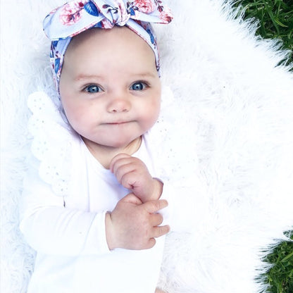 Snuggle Hunny Kids Topknot Headband - Vintage Blossom