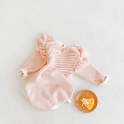 Brigitte Bow Knit Romper