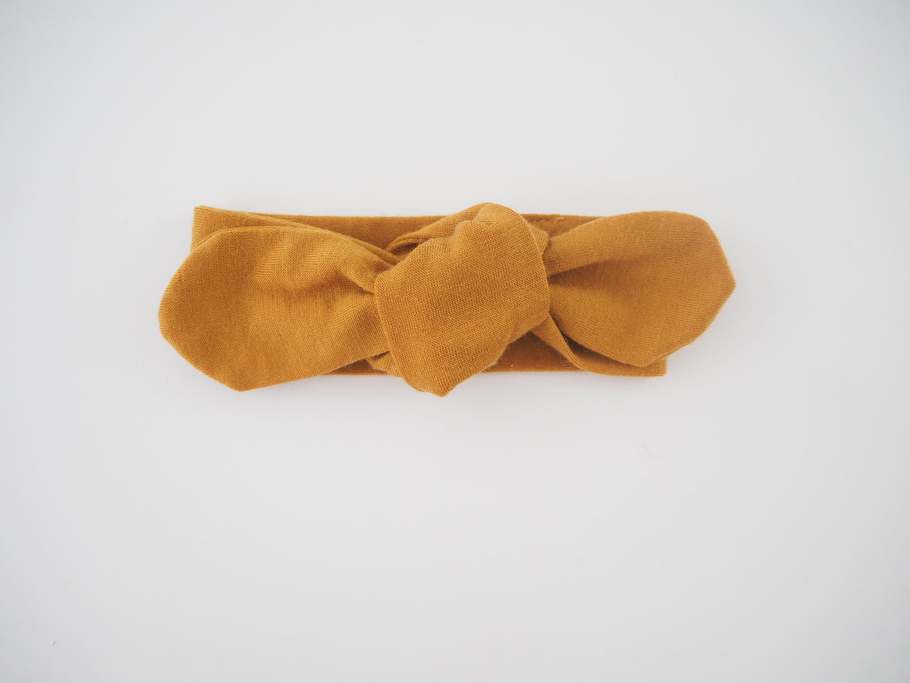 Snuggle Hunny Kids Topknot Headband -Mustard