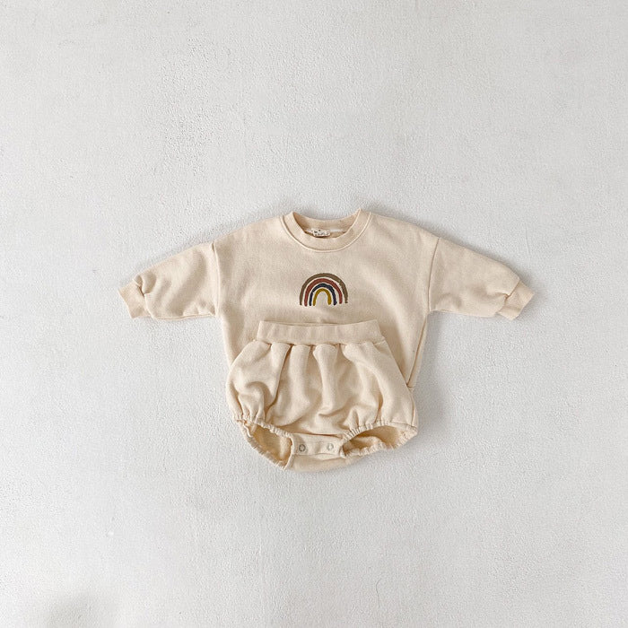 Rainbow Lounge 2 piece set - Vanilla beige
