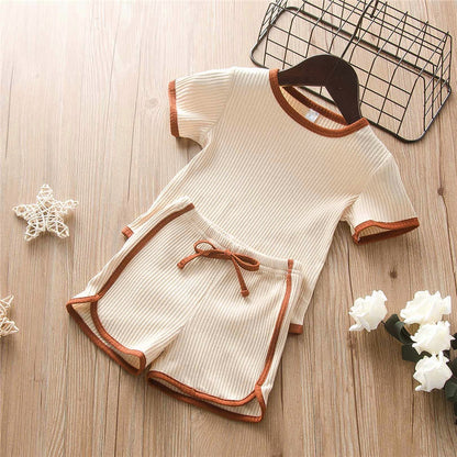 Kai Active Retro Ribbed Set - Wheat