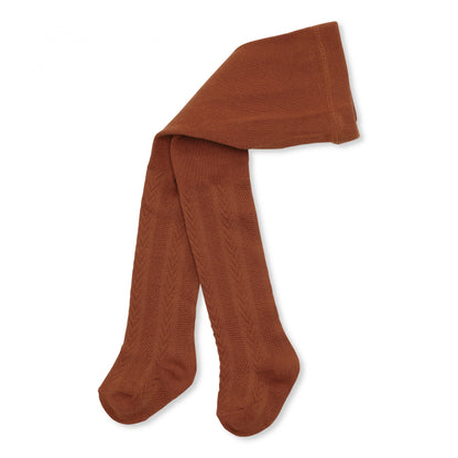 Konges Sloejd Misa Pointelle Tights - Caramel