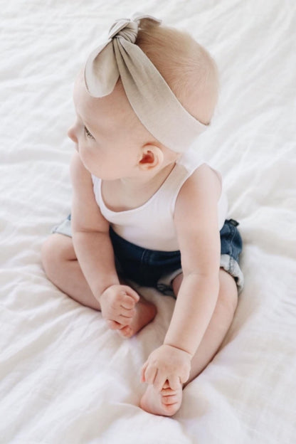 Snuggle Hunny Kids Topknot Headband - Mushroom