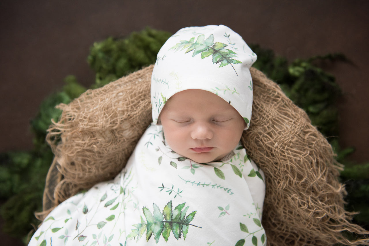 Snuggle Hunny Kids Enchanted Jersey Wrap &amp; Beanie Set