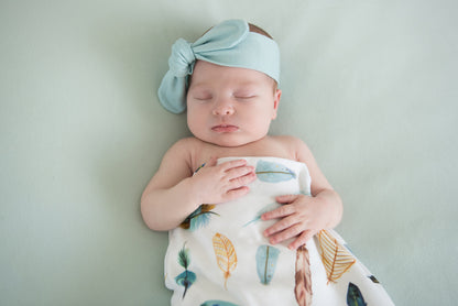 Snuggle Hunny Kids Dreamweaver Jersey Wrap &amp; Beanie Set