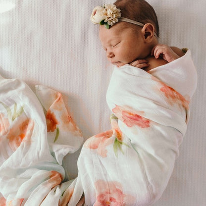 Snuggle Hunny Kids Organic Muslin Wrap - Sorbet Bloom