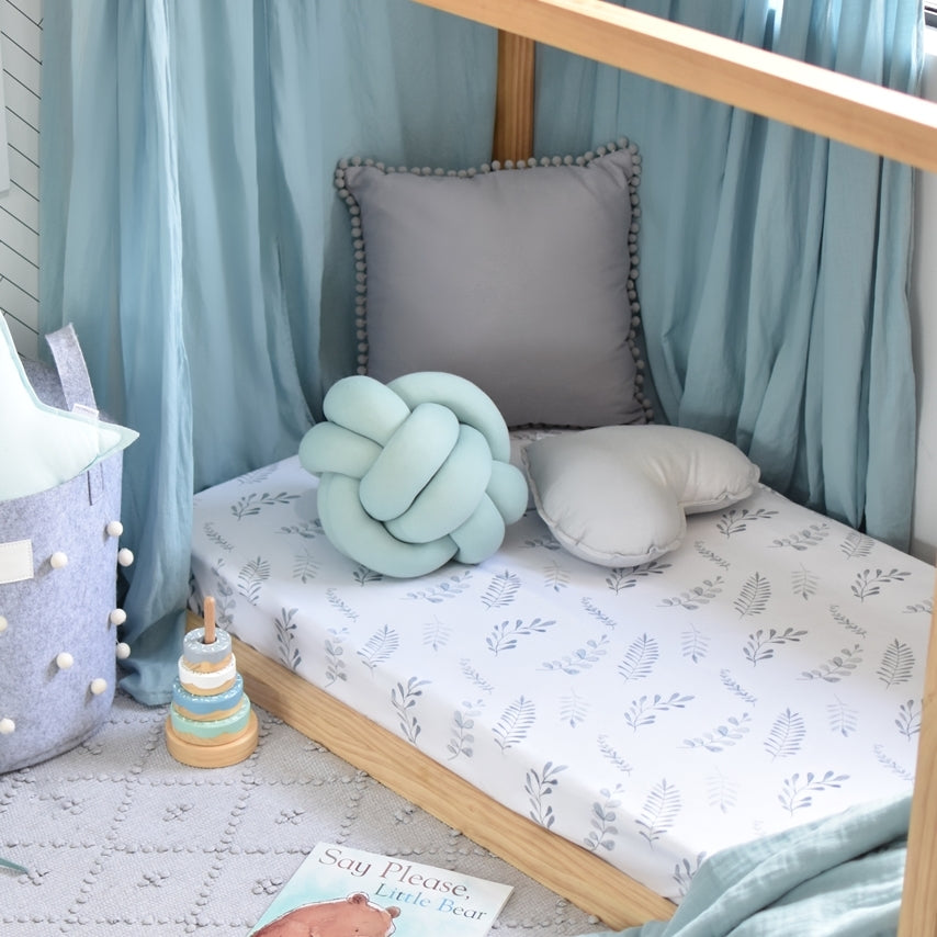 Snuggle Hunny Kids Wild Fern Fitted Cot Sheet