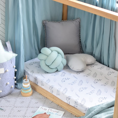 Snuggle Hunny Kids Wild Fern Fitted Cot Sheet
