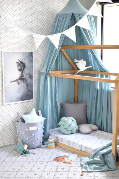 Snuggle Hunny Kids Wild Fern Fitted Cot Sheet