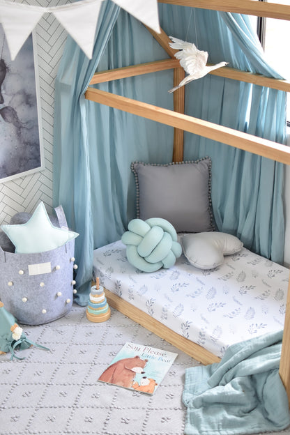Snuggle Hunny Kids Wild Fern Fitted Cot Sheet