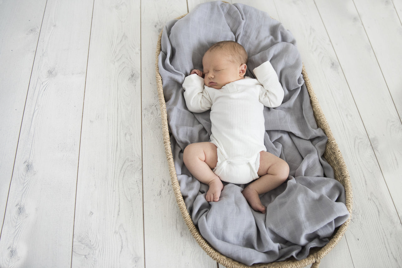 Snuggle Hunny Kids Organic Muslin Wrap - Storm