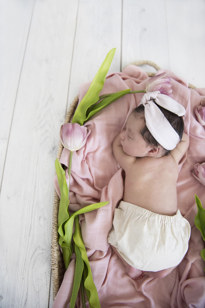 Snuggle Hunny Kids Organic Muslin Wrap - Musk Pink