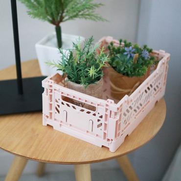 Aykasa - Mini Folding Crate - Milk Tea