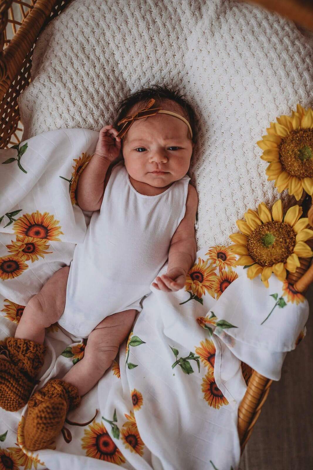 Snuggle Hunny Kids Organic Muslin Wrap - Sunflower