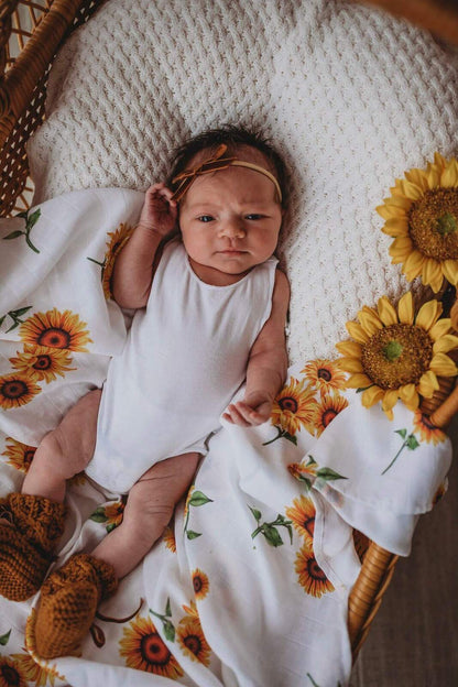 Snuggle Hunny Kids Organic Muslin Wrap - Sunflower