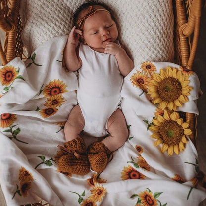 Snuggle Hunny Kids Organic Muslin Wrap - Sunflower