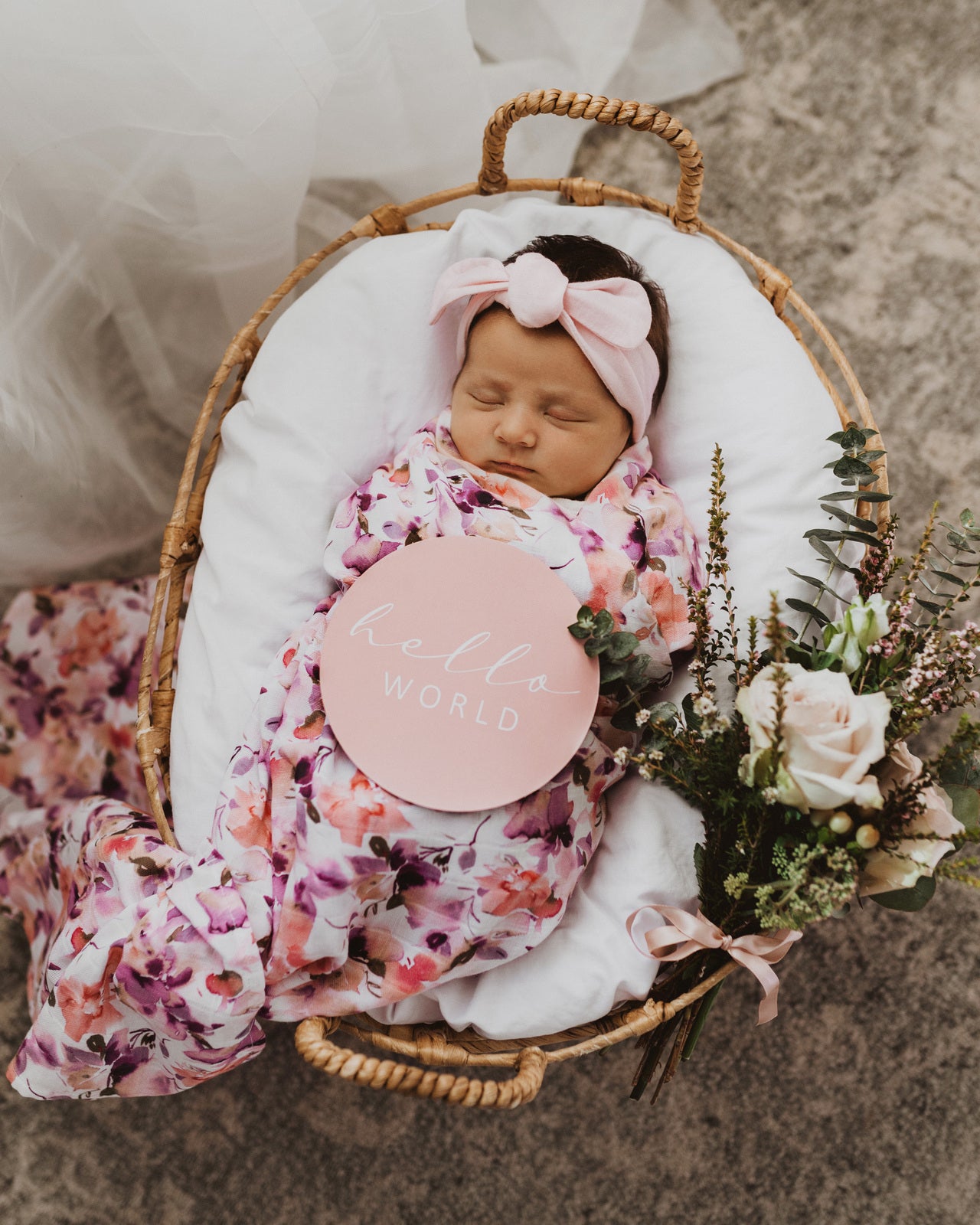 Snuggle Hunny Kids Organic Muslin Wrap - Blushing Beauty