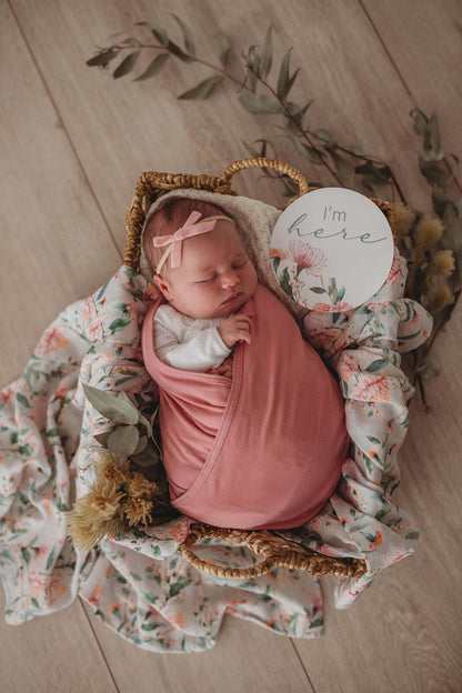 Snuggle Hunny Kids Organic Muslin Wrap - Wattle