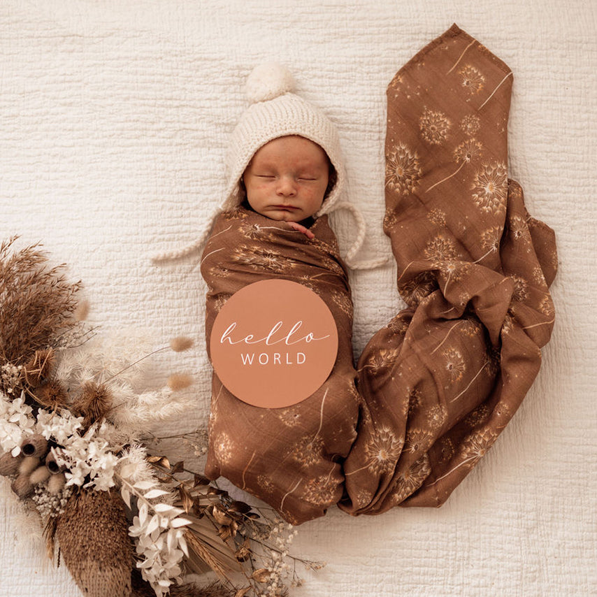 Snuggle Hunny Kids Organic Muslin Wrap - Dandelion