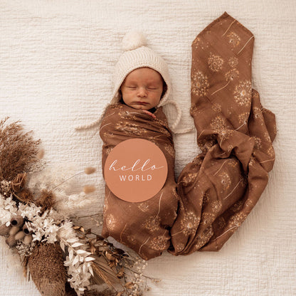 Snuggle Hunny Kids Organic Muslin Wrap - Dandelion