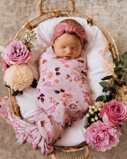 Snuggle Hunny Kids Organic Muslin Wrap - Blossom