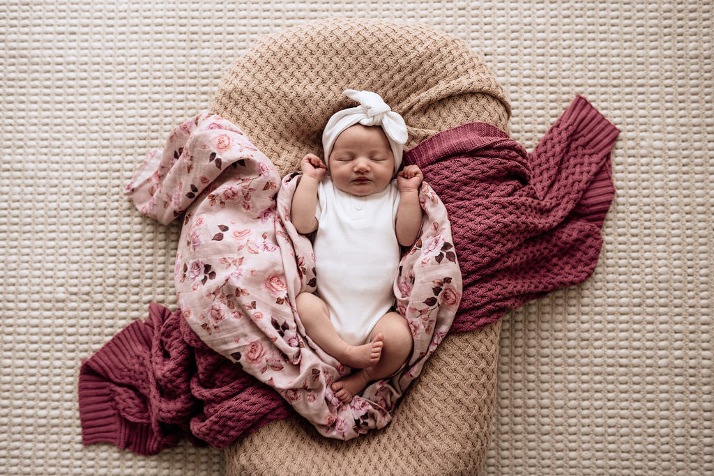 Snuggle Hunny Kids Organic Muslin Wrap - Blossom