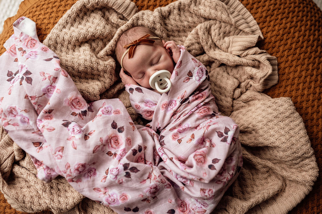 Snuggle Hunny Kids Organic Muslin Wrap - Blossom