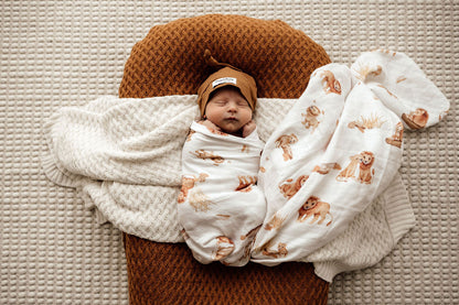 Snuggle Hunny Kids Organic Muslin Wrap - Lion